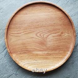 Handmade Hand-Turned Butternut (White Walnut) Platter Serving Tray 27, Food-Safe