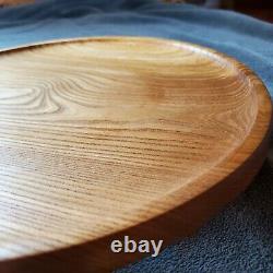 Handmade Hand-Turned Butternut (White Walnut) Platter Serving Tray 27, Food-Safe