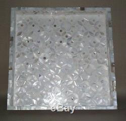 Handmade Mother Of Pearl Inlay Designer Tray Decorative Tray Serving Tray