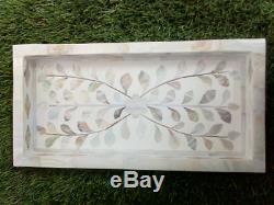 Handmade Mother of Pearl Inlay Tray Serving Tray Beautifully Crafted Tray