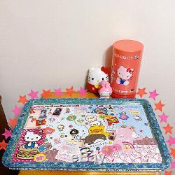 Harajuku sanrio lolita kidcore Hello Kitty decoupage collage Wood Serving Tray
