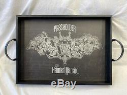 Haunted Mansion Wooden Serving Tray Passholder Exclusive