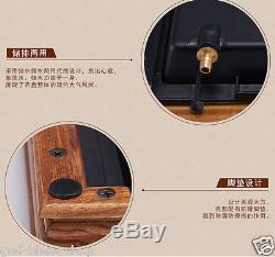 High quality rosewood tea tray solid wood table for tea service drainage drawer