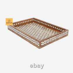 Home Décor Mother Of Pearl Serving Tray