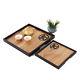 Homestia Chinese Style Gongfu Tea Tray Wood Serving Teapot Cups Decoration Trays