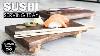 How To Make A Sushi Serving Tray With Really Cool Chop Sticks Easy Diy Woodworking Project