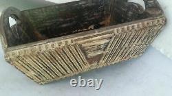 INDIAN Vintage HANDMADE Beautiful Wooden Carvin Serving Tray