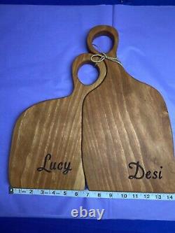 I Love Lucy Handmade Charcuterie Boards, Set of 2 Nesting Boards