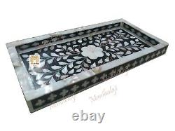 In stock mother of pearl Inlay Tray small tray Serving Tray waterproof tray