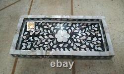 In stock mother of pearl Inlay Tray small tray Serving Tray waterproof tray