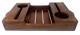 Indian Wooden Wine Serving Tray Light Walnut With Free Shipping