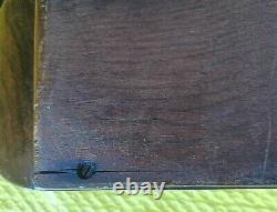 Iridescent BUTTERFLY WING Art Deco DECORATIVE Serving TRAY Wood Inlay ARTISAN