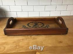 Jack Daniel's Old No. 7 Whiskey Wooden Serving Tray & Sign Barware