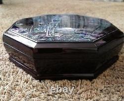 Korean Mother Of Pearl Jeol Pan Serving Trays D 10 With 5 Sections In Octagon
