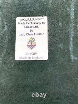 LYNN CHASE 1989 Jaguar Jungle Serving Tray Collectible Home Decor RARE