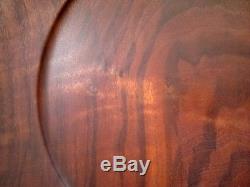 Large 23 Walnut Centerpiece Wooden Serving Plate Platter Tray