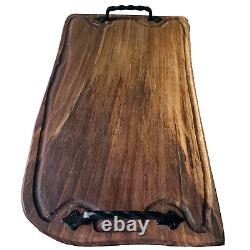 Large Handmade Wood Premium Walnut Board Cutting Chopping Serving Tray for foods