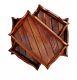 Large Rosewood Crafted Premium Wooden Serving Tray Decorative Kitchen Dinner New
