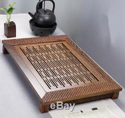 Large tea table solid wood tea tray Wenge wood end table for tea house L70cm new