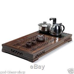 Large tea tray Wenge wood tea table for Kungfu tea set tea boat induction cooker