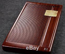 Large tea tray solid wood tea table Chinese tea service serving tray drainage