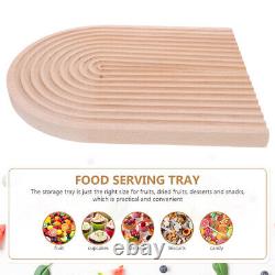 Lasting Food-grade Wood Tray Wood Desktop Tray for Daily Use Party Supply