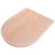 Lasting Wood Serving Plate Desktop Wood Plate Decorative Tray for Party Supply