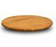 Lazy Susan Serving Tray Durable Flat Grain Birch Wide Base Smooth Easy Access