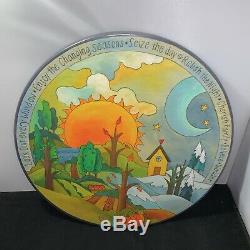 Little Cabin In The Woods 18 D Lazy Susan-Handmade in The USA Printed