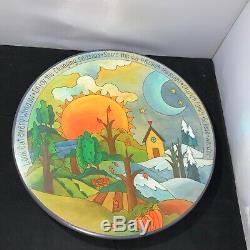 Little Cabin In The Woods 18 D Lazy Susan-Handmade in The USA Printed
