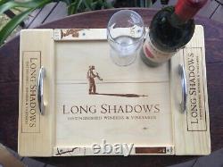 Long Shadows The Highwayman wine crate serving tray