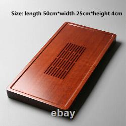 Luxury Hard Wooden Kung Fu Gongfu Tea Tray Serving Table Water Storage Plate
