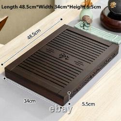 Luxury Wooden Tea Tray Kung Fu Tea Tray Serving Table Plate Water Storage /Drain