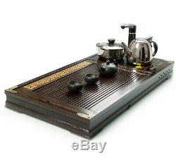 Luxury tea tray solid wood tea table with induction cooker electrical kettle new