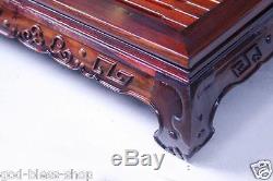 Luxury teatray Bright red acid branch wood table handmade carved limited edition
