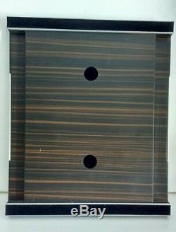 MAURICE LACROIX Dealer Display WOOD+LEATHER Showroom Pad Serving Salon Tray