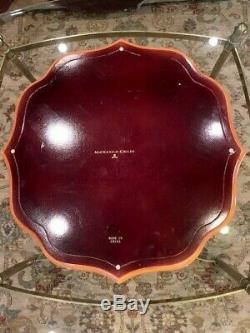 Mackenzie Childs Large Vintage Wood Serving Tray Courtly Check Table Top Mint