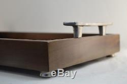 Michael Wainwright Truro Platinum Wood Rectangular Tray 13 x 20