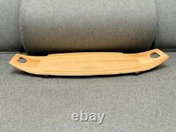 Mid-Century Baribocraft Canadian Maple Wood Surfboard Serving Tray 24