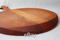 Mid Century Mod Teak Wood Guitar Mandolin Serving Tray Cutting Board Dansk 17