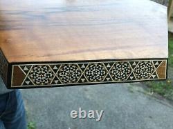 Middle Eastern tea/serving tray-Inlay with mother of pearl-handmade