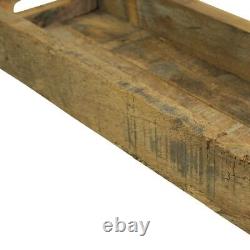 Modern Jumbo Rectangular Wooden Block Serving Tray