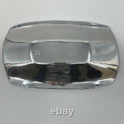 Nambe Wedge Tray 10 x 17 Silver Serving Platter 670