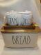 New HTF Rae Dunn JAM & JELLY with Wood Tray and Serving Spoons and BREAD box