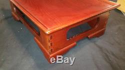 New Korean Lacquer Wood Personal Dinner Table Serving Tray Breakfast Bed SOBAN