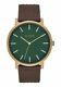 Nixon A1058-2852 Porter Leather 40 Men's Watch Brown 40mm Stainless Steel