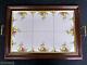 Old Country Roses 6 Tile Serving Tray, Wood Surround, Felt Backed, Royal Albert