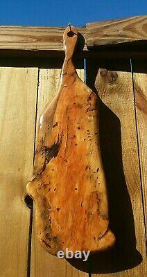 Old Growth Burl Southern Magnolia Wood Charcuterie Cheese Serving Board WallArt