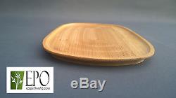 Oval Beech Wood Serving Tray Food Fruits Cheese Dish Platter Plate