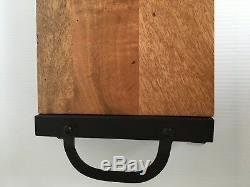 Pottery Barn Vintage Blacksmith Cheese Board Cutting Board Rustic Board New Rare